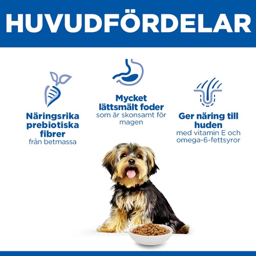 Hill's Adult Sensitive Stomach & Skin Small & Mini hundfoder med kyckling