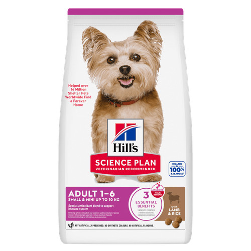 Hill's Adult Small & Mini hundfoder med lamm & ris