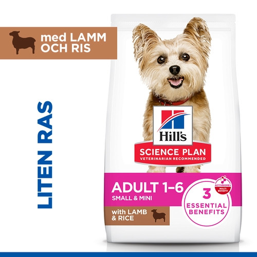 Hill's Adult Small & Mini hundfoder med lamm & ris