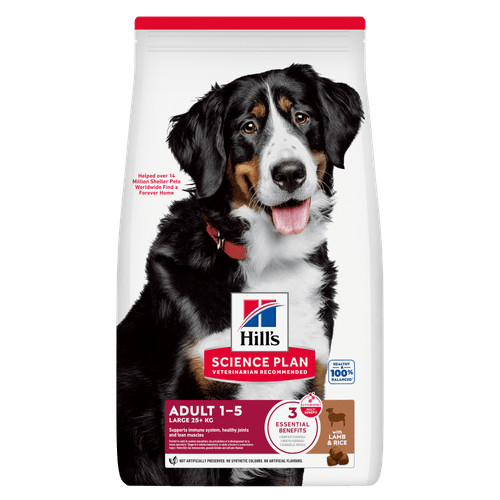 Hill's Adult Large hundfoder med lamm & ris