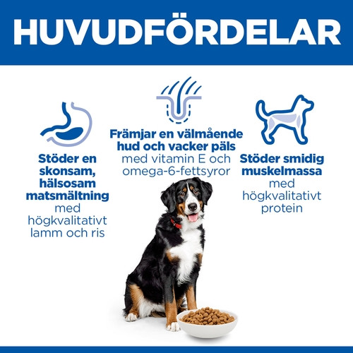 Hill's Adult Large hundfoder med lamm & ris
