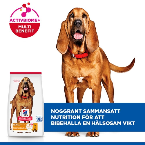 Hill's Mature Adult 7+ Light Medium hundfoder med kyckling