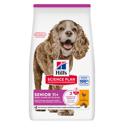 Hill's Senior Small & Mini hundfoder med kyckling