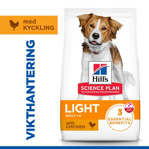 Hill's Adult Light Medium hundfoder med kyckling