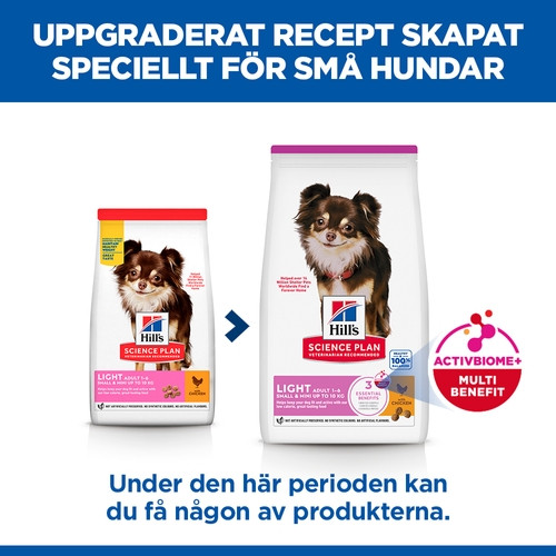 Hill's Adult Light Small & Mini hundfoder med kyckling