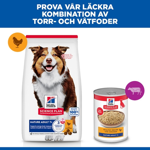 Hill's Mature Adult 7+ Medium mit Huhn Hundefutter