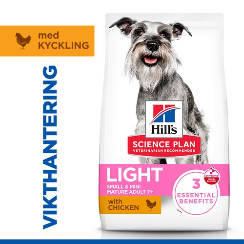 Hill's Mature Adult Light Small & Mini med kyckling hundfoder