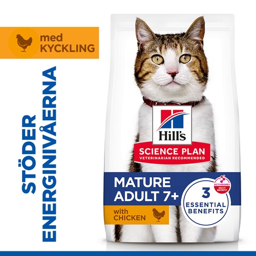 Hill's Mature Adult 7+ kattfoder med kyckling