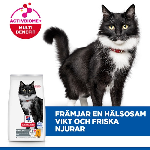 Hill's Mature Adult Sterilised Cat kattfoder med kyckling