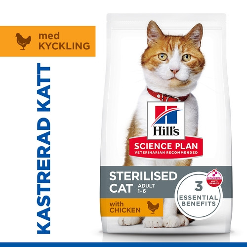 Hill's Adult Sterilised Cat kattfoder med kyckling