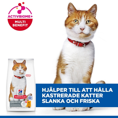 Hill's Adult Sterilised Cat kattfoder med kyckling