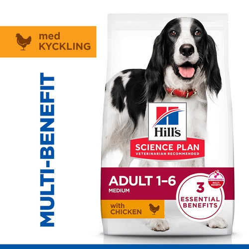 Hill's Adult Medium hundfoder med kyckling