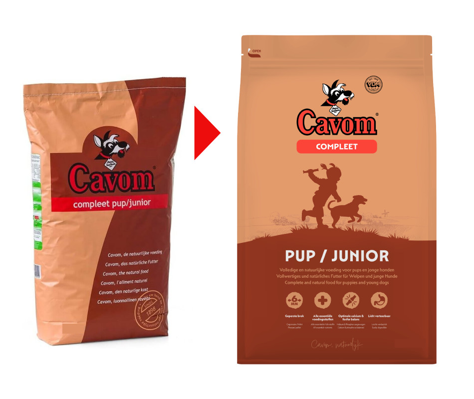 Cavom Complete Pup/Junior hundfoder