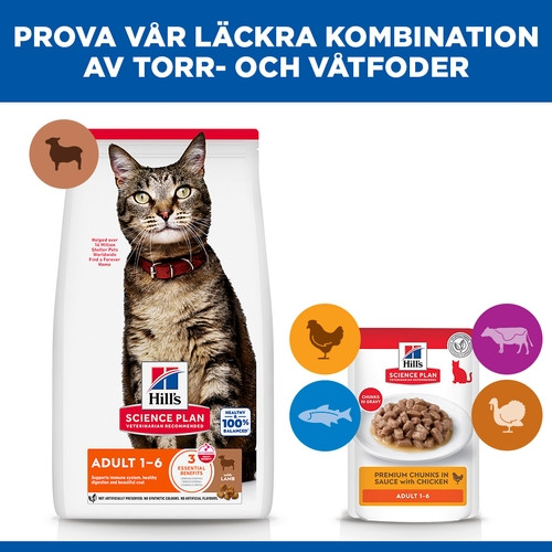 Hill's Adult kattfoder med lamm