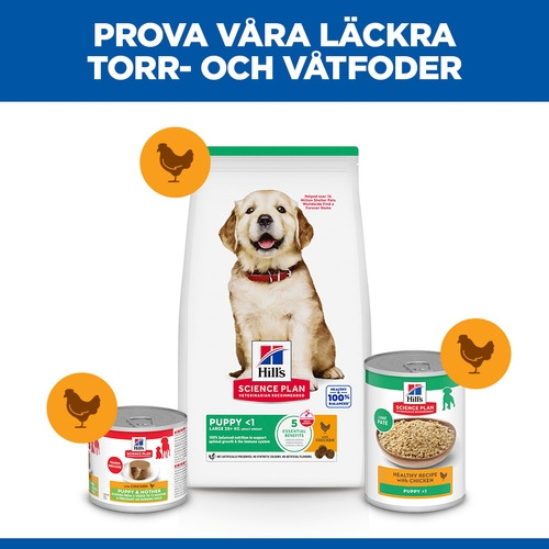 Hill's Puppy Large hundfoder med kyckling