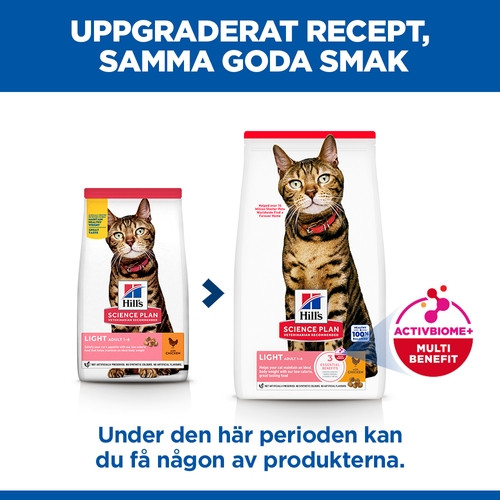 Hill's Adult Light kattfoder med kyckling