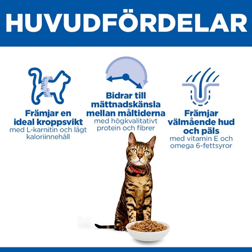 Hill's Adult Light kattfoder med kyckling