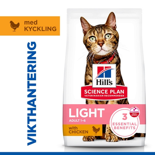 Hill's Adult Light kattfoder med kyckling