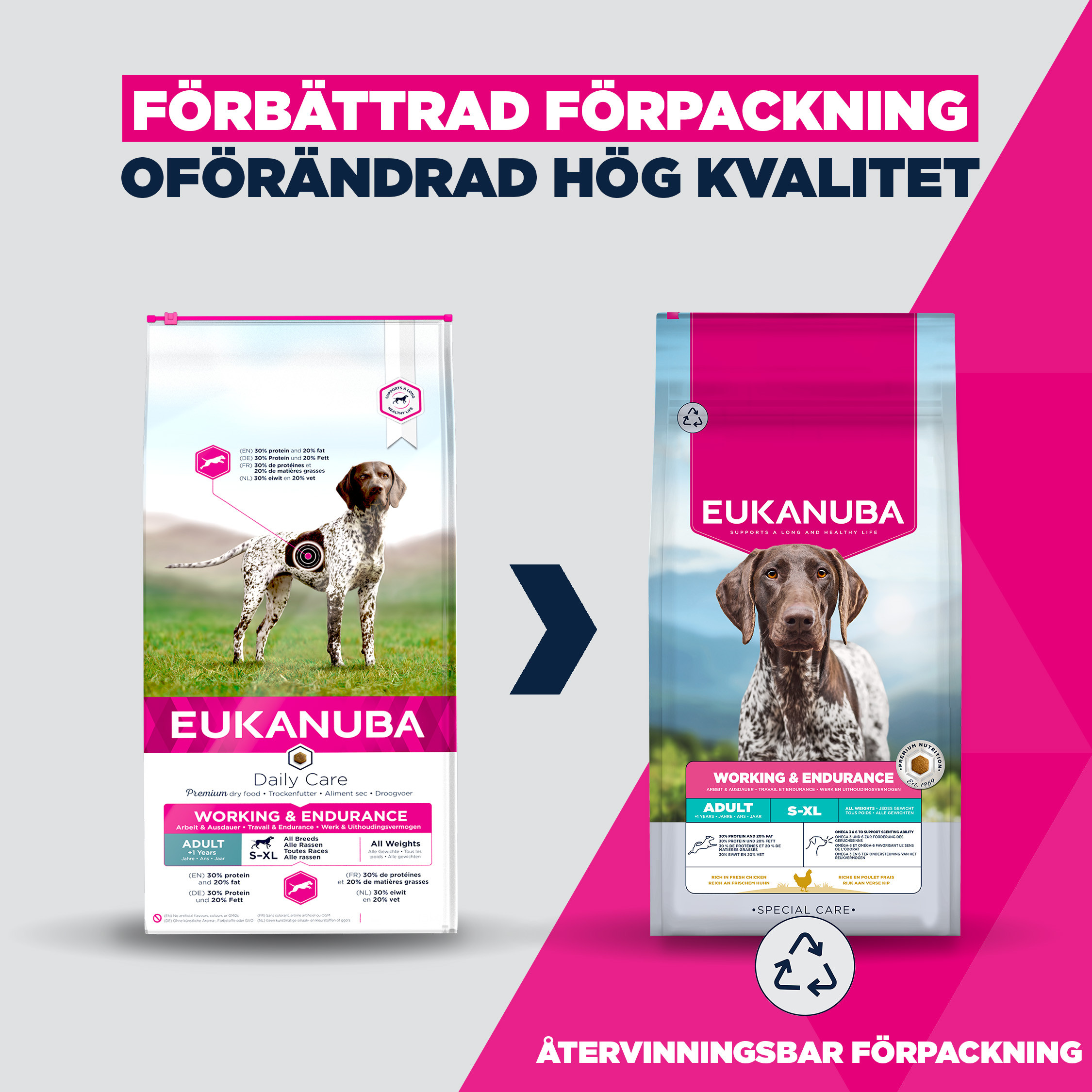 Eukanuba Adult Daily Care Working & Endurance hundfoder