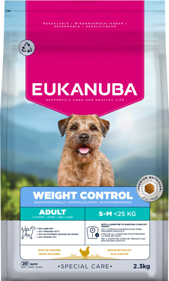 Eukanuba Special Care Adult Weight Control Small/Medium hundfoder