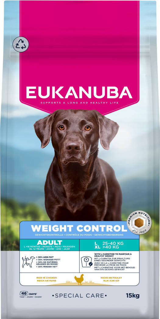Eukanuba Special Care Adult Weight Control Large/Extra Large hundfoder