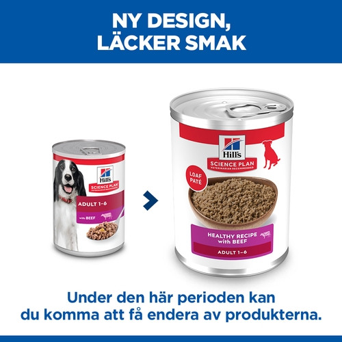 Hill's Adult våtfoder hund med nötkött  (burk)