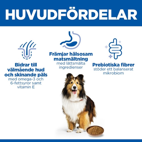 Hill's Adult Sensitive Stomach & Skin nat hondenvoer met kip blik