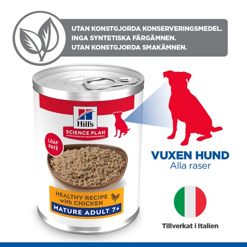 Hill's Mature Adult våtfoder hund med kyckling (370 g burk)