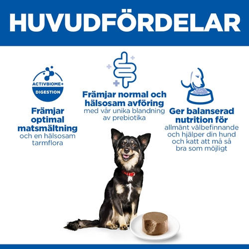 Hill's Adult Perfect Digestion Small & Mini mousse met kalkoen natvoer hond