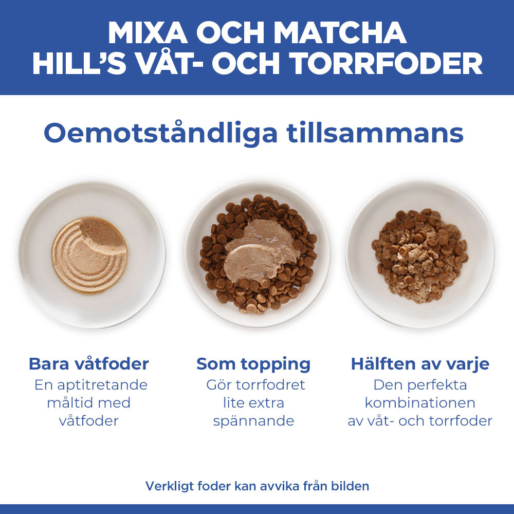 Hill's Mature Adult 7+  Small & Mini mousse met kip natvoer hond