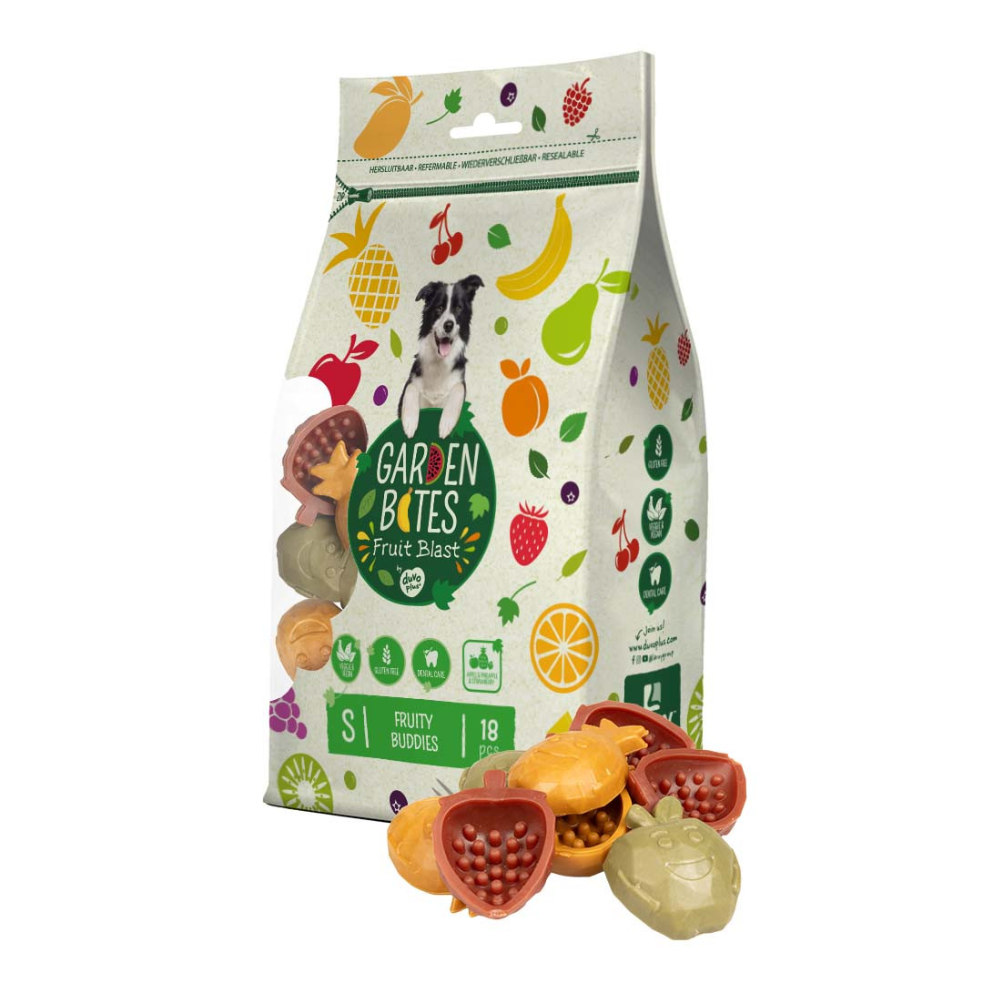 Garden Bites Fruity Buddies hondensnack