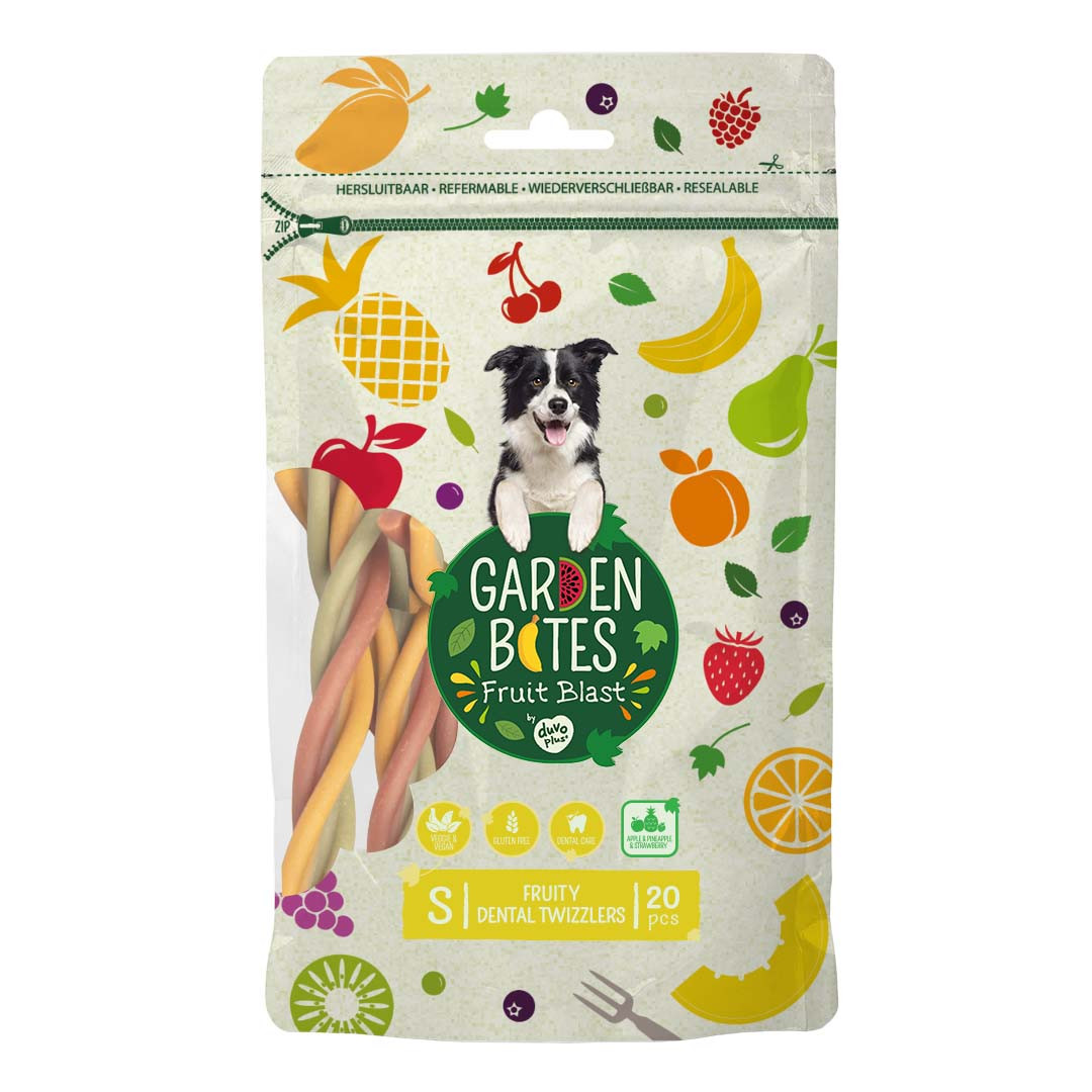 Garden Bites Fruity Dental Twizzlers hondensnack