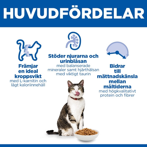 Hill's Mature Adult 7+ Light kattfoder med kyckling