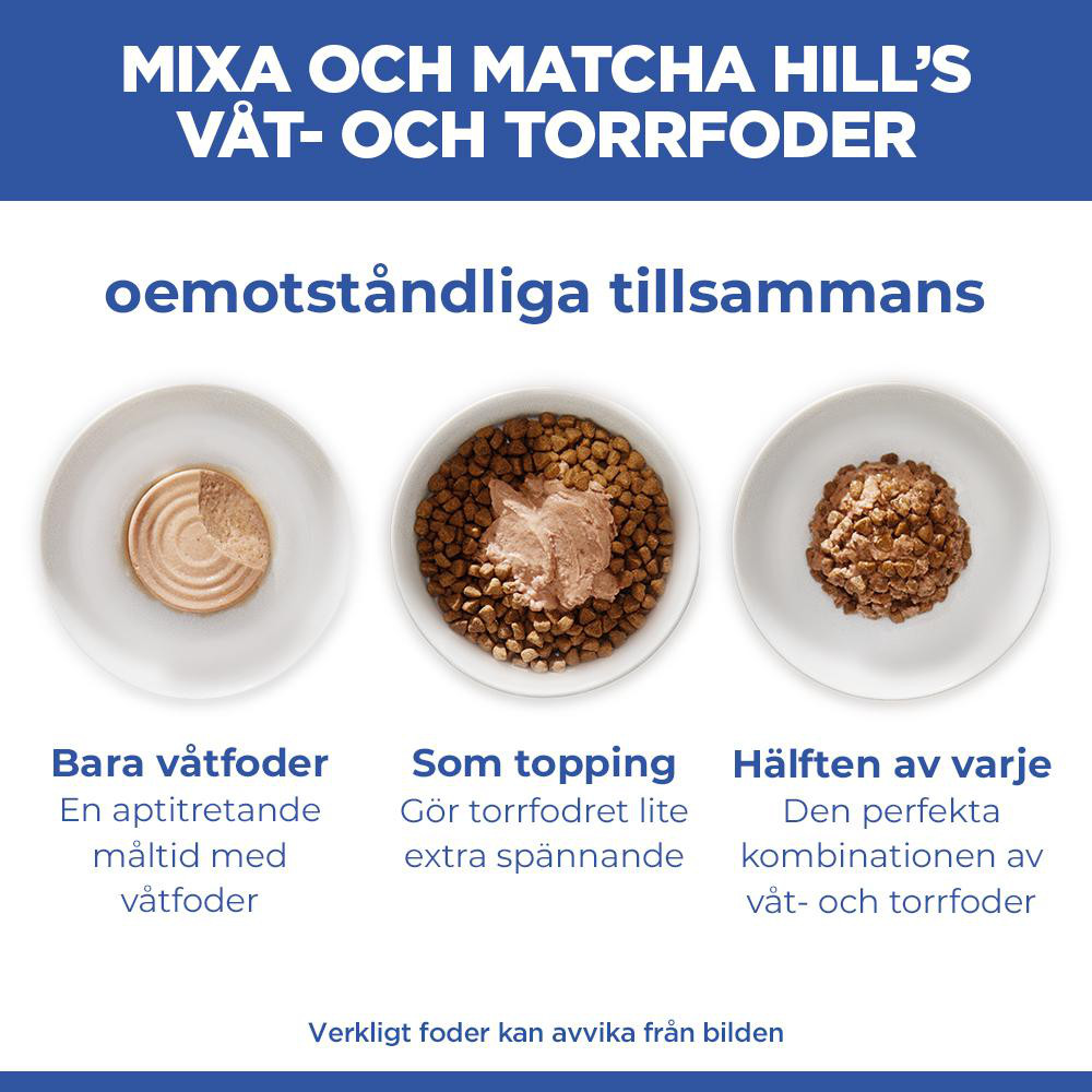 Hill's Kitten & Mother Tender Mousse nat kattenvoer met kip en kalkoen blik
