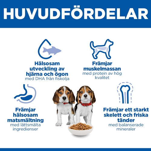 Hill's Puppy Medium hundfoder med lamm & ris