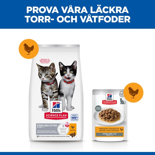 Hill's Kitten Sterilised Katzenfutter mit Huhn