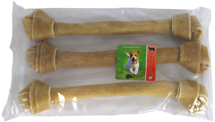 Brekz Rawhide - knutben av råhud för hund  (38 cm)