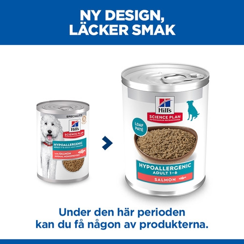 Hill's Adult Hypoallergenic nat hondenvoer met zalm blik