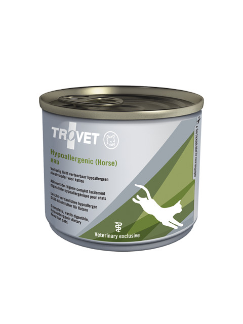 Trovet Hypoallergenic HRD met paard natvoer kat