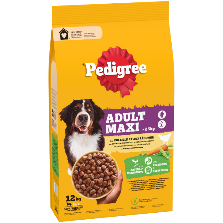 Pedigree Adult Large met gevogelte en groente hondenvoer