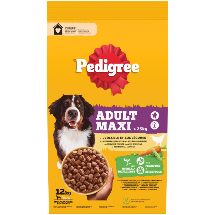 Pedigree Adult Large met gevogelte en groente hondenvoer