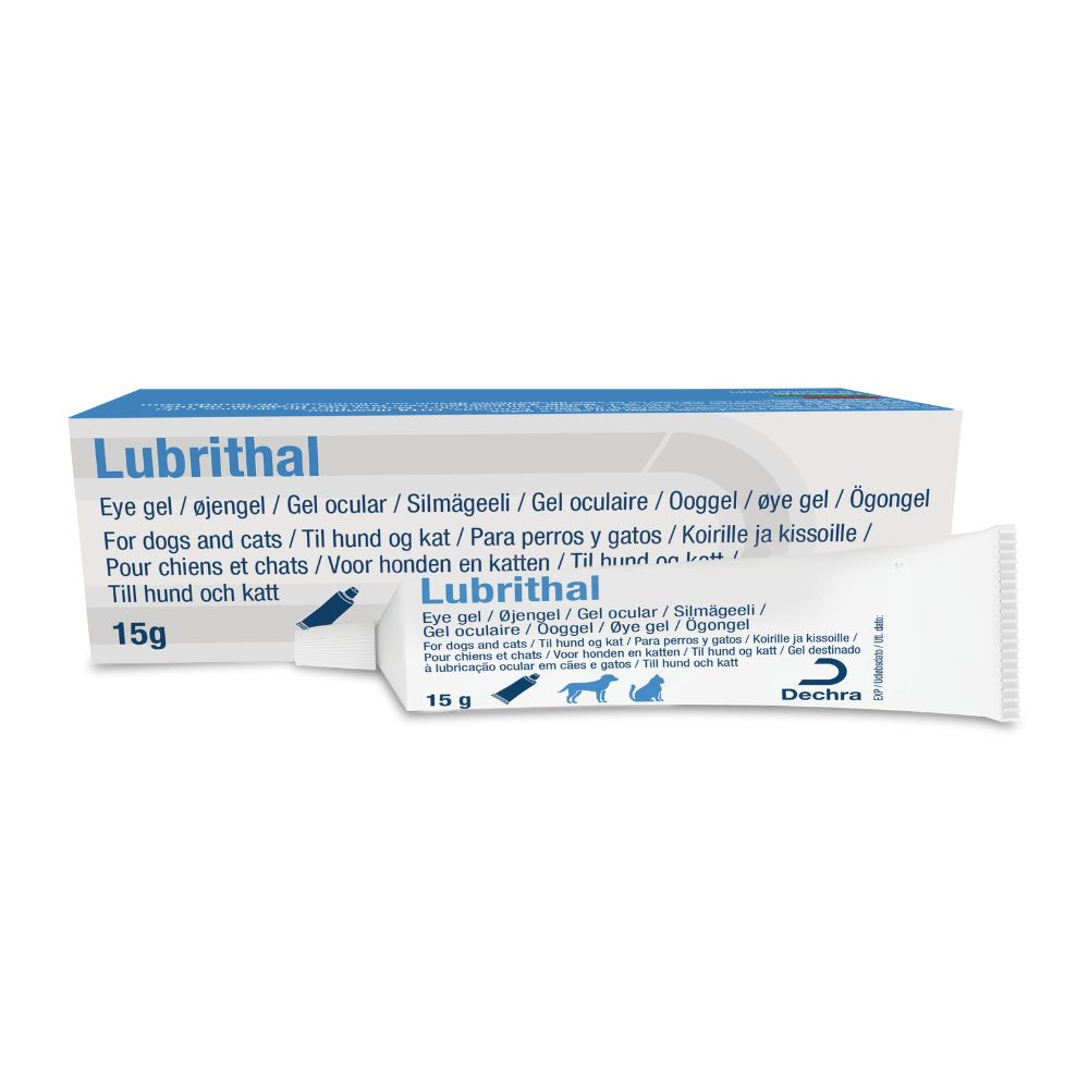 Lubrithal Ooggel voor hond en kat 10 gr