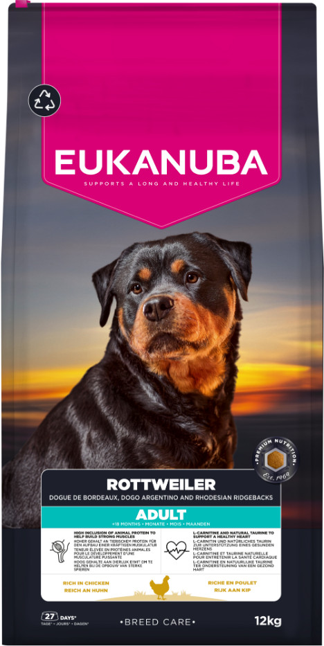 Eukanuba Rottweiler Adult hundfoder