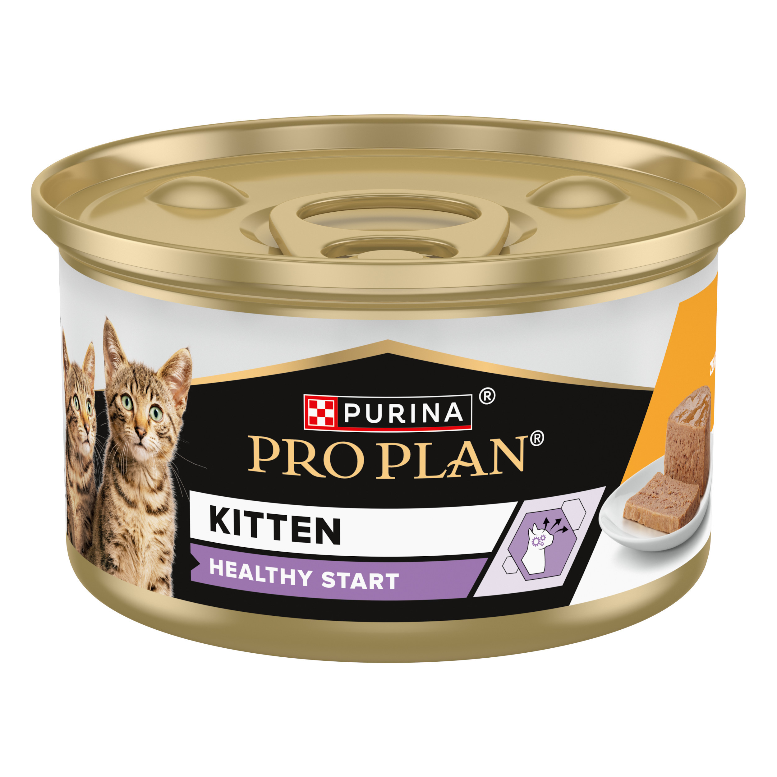 Pro Plan Kitten Healthy Start mousse met kip natvoer kat