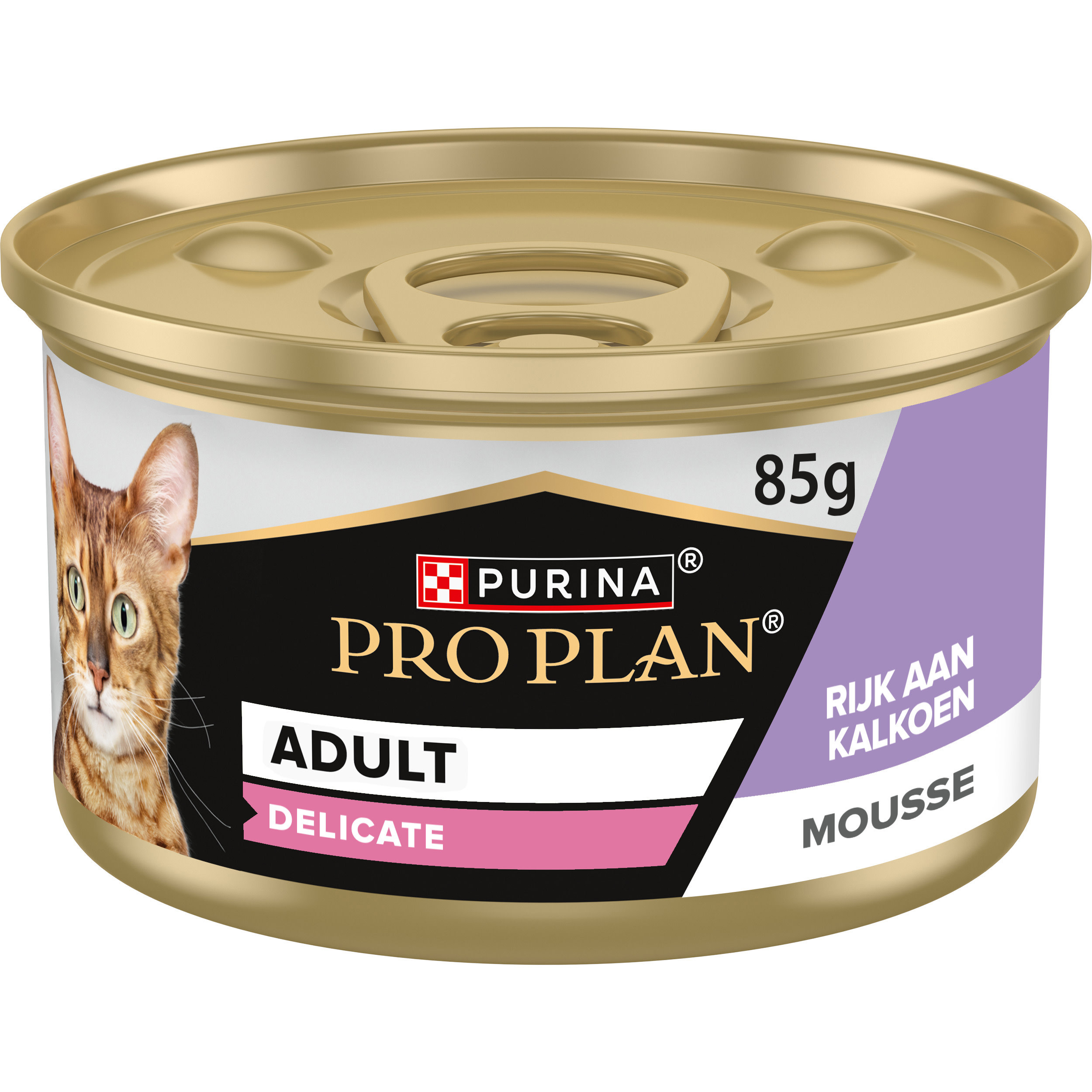 Pro Plan Adult Delicate Digestion mousse met kalkoen natvoer kat
