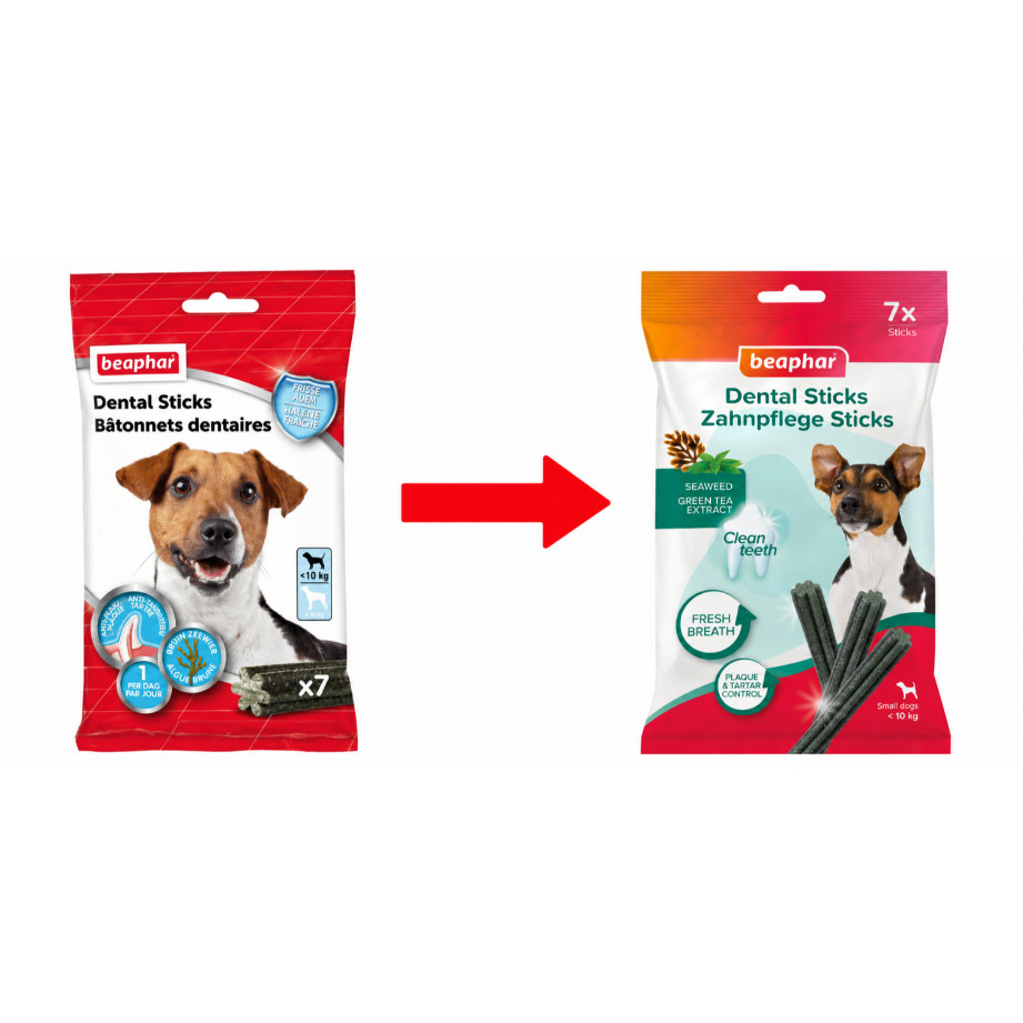 Beaphar Dental Sticks för liten hund