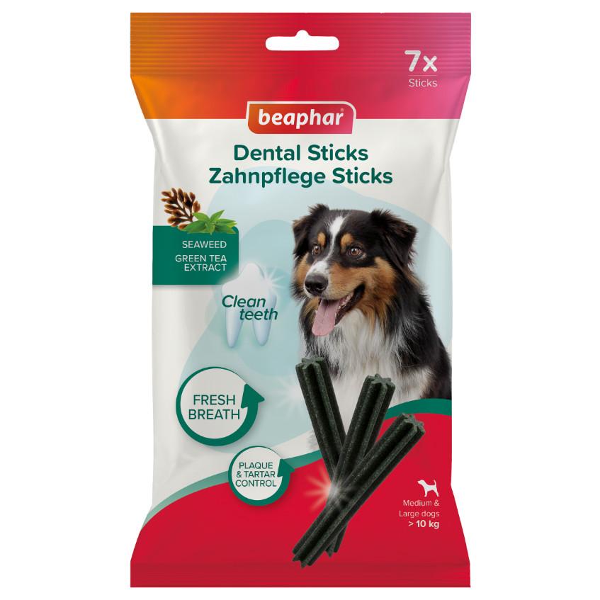Beaphar Dental Sticks för medelstor/stor hund