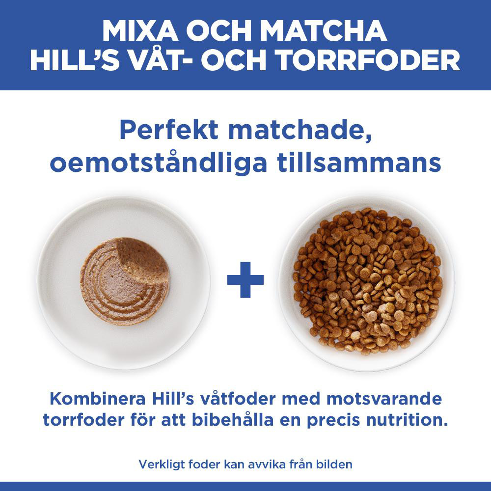 Hill's Mature Adult våtfoder katt med lax (mousse, burk)