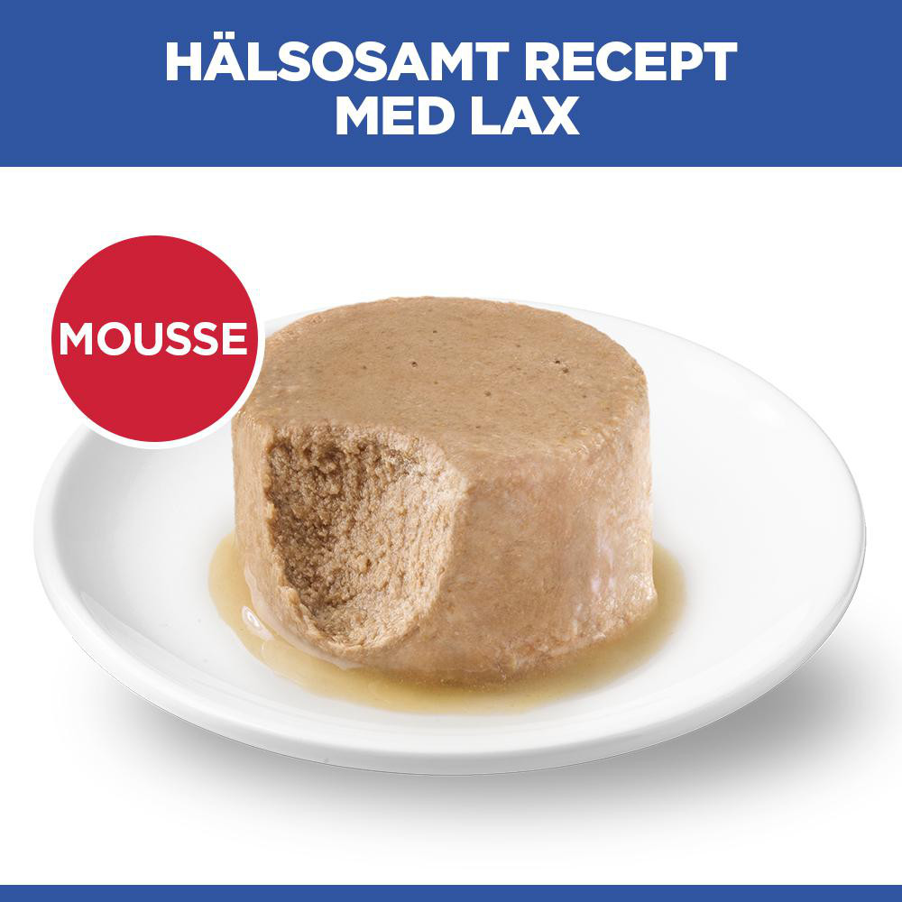 Hill's Adult våtfoder katt med lax (mousse, burk)
