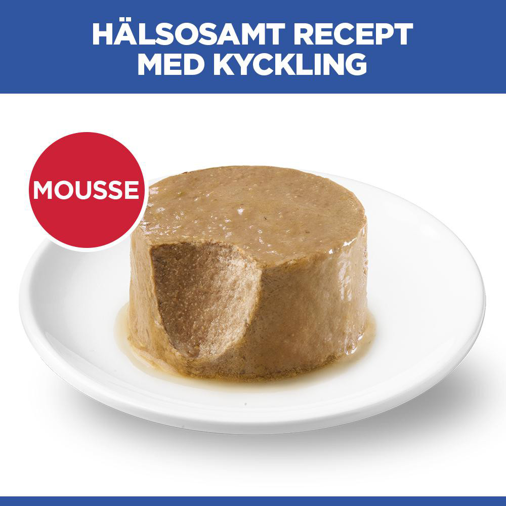 Hill's Mature Adult Sterilised Cat våtfoder katt med kyckling (mousse, burk)